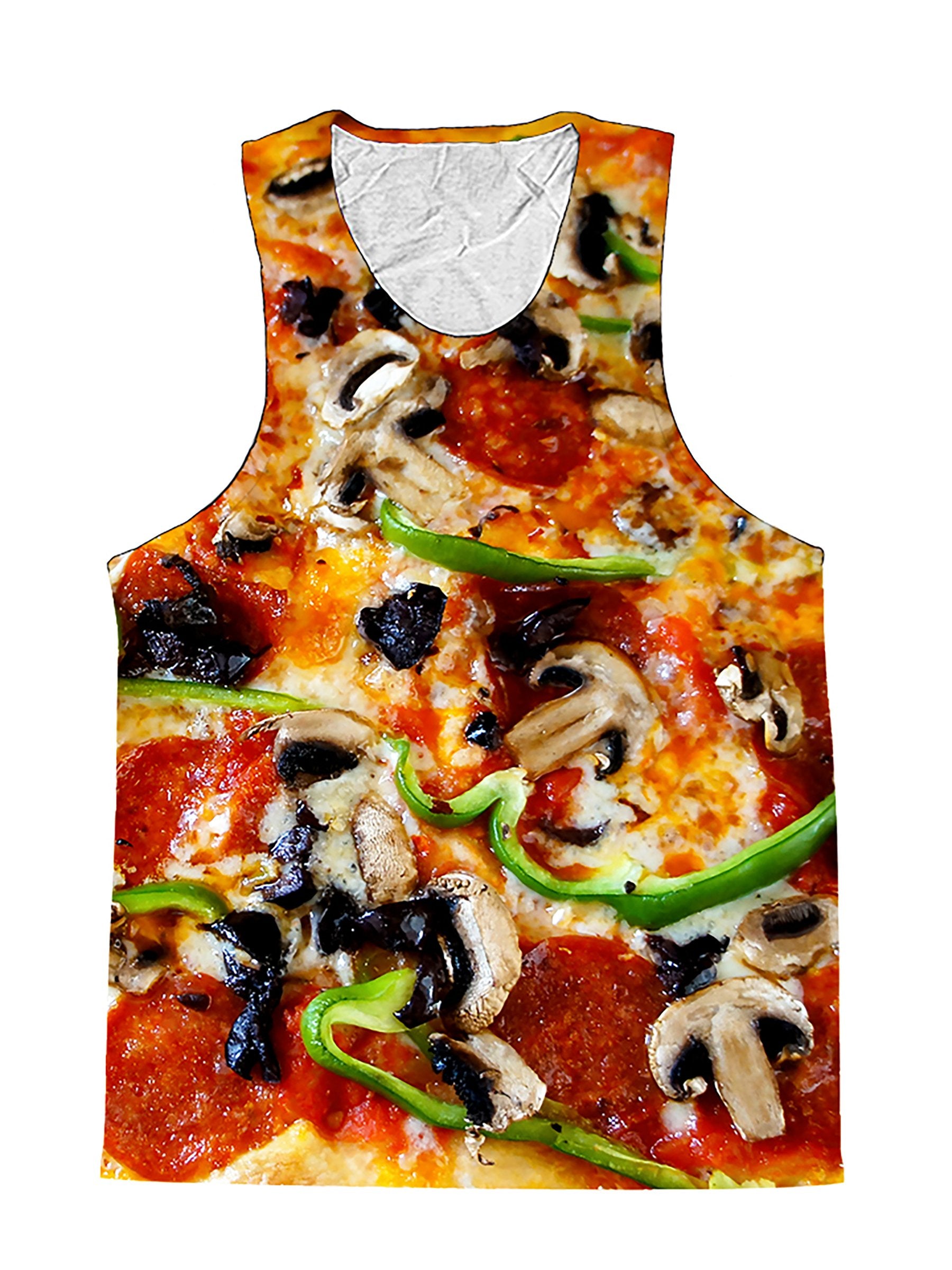 Pizza Supreme Foodie Premium Tank Top | GratefullyDyed Apparel