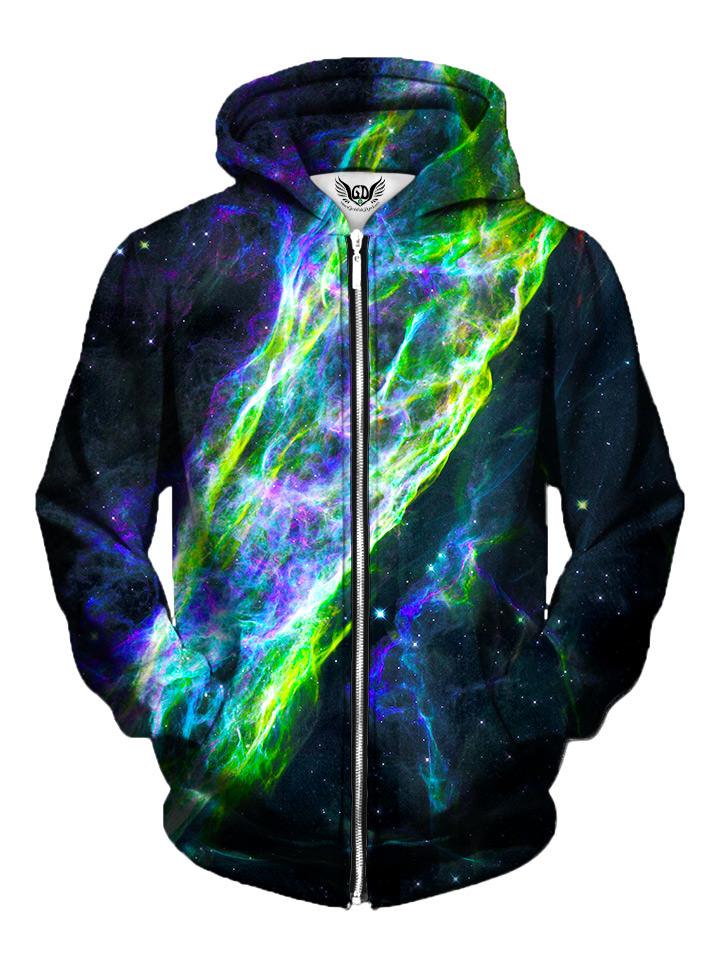 Neon zip up hoodie online