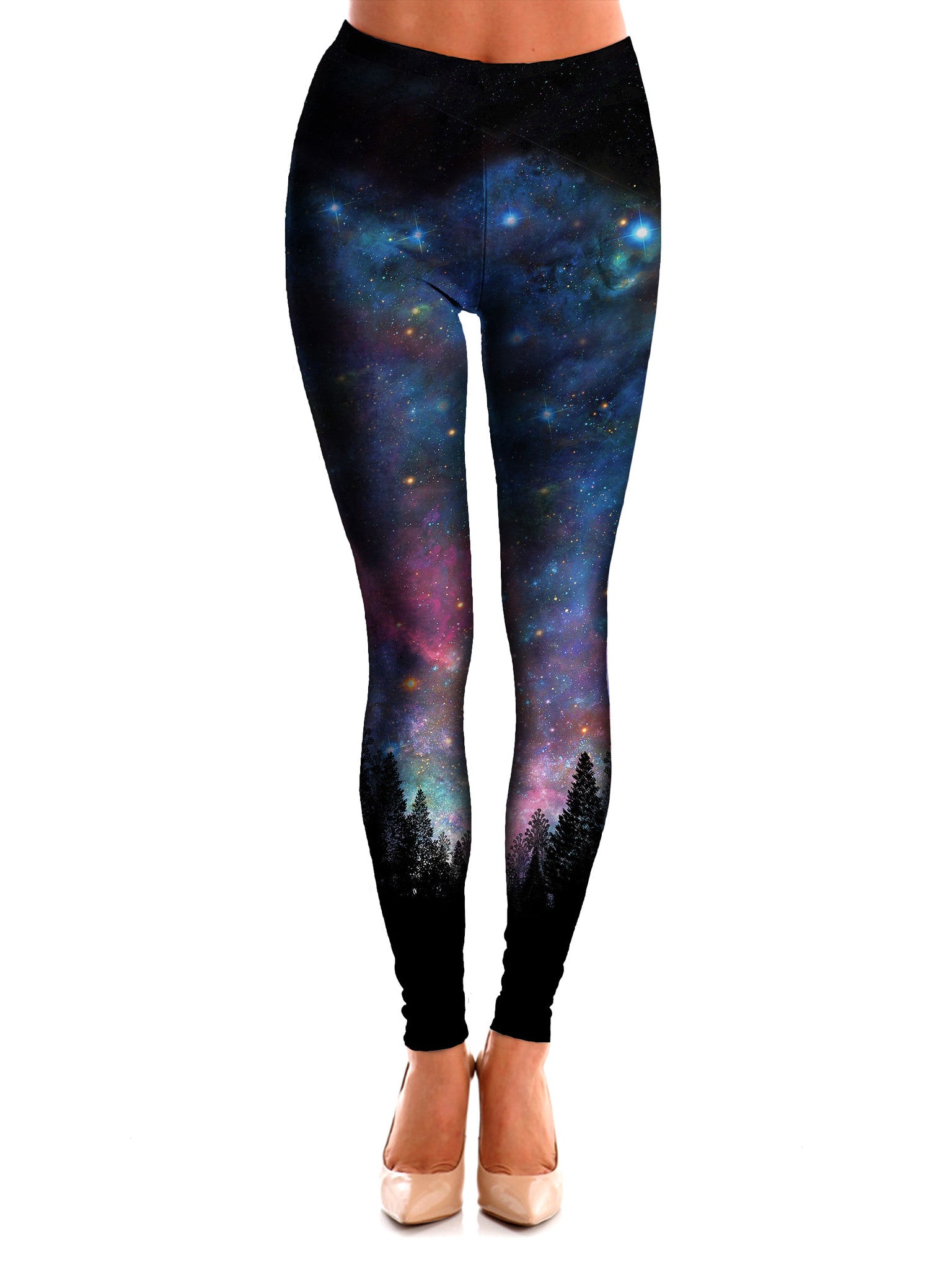 Printed Galaxy Forest Space Leggings - Best Festival Clothing Ideas –  Boogie Threads