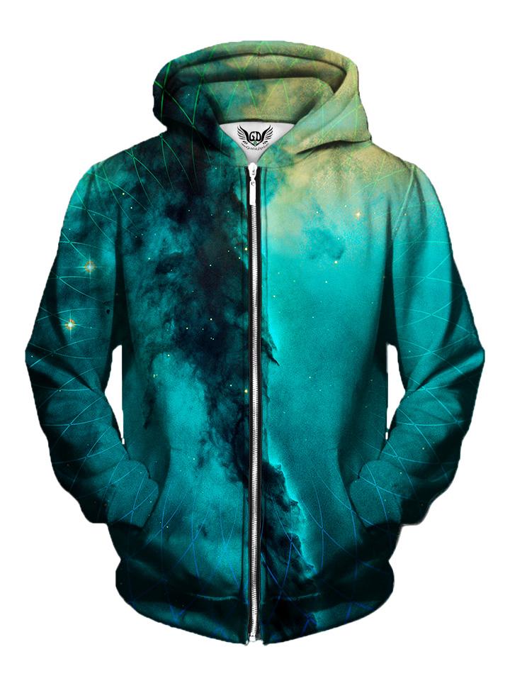 Galaxy zip clearance hoodie